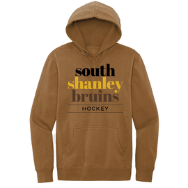 Stacked Logo South Bruins Hockey | Basic Duck Brown Hoodie