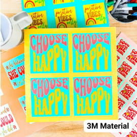 Custom 3M Square Stickers