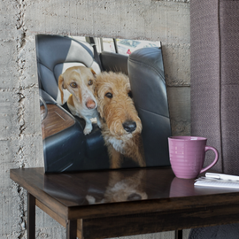 Custom Personalized 8x8 Photo Panel sublimated with a photo for the perfect gift or decoration