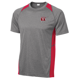 Reavers | Heather Colorblock Contender Tee Vintage Heather/True Red