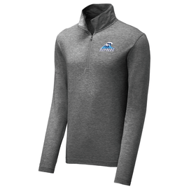 Riptide | Tri-Blend Wicking 1/4 Zip Pullover Dark Grey heather