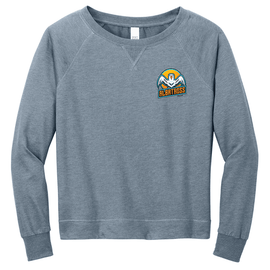 Albatross | Women’s Featherweight French Terry Long Sleeve Crewneck Flint Blue Heather