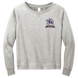 Diplomats | Women’s Featherweight French Terry Long Sleeve Crewneck Light Heather Grey