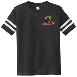 Redcaps | Toddler Football Fine Jersey Tee Black/White