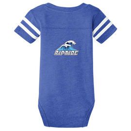 Riptide | Infant Football Fine Jersey Bodysuit Vintage Royal/Blended White