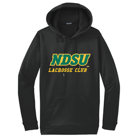 NDSU Men's Lacrosse Club | Sport-Wick Fleece Hooded Pullover Black