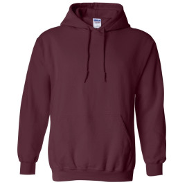 Plain Custom Maroon Basic Hoodie