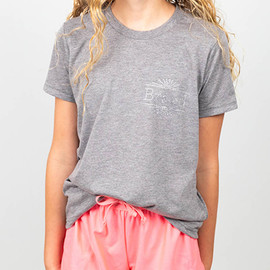 Custom rhinestone youth jersey tee in unisex sizing with full front or left chest design.