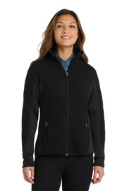 Port Authority® Women's R-Tek® Pro Fleece Full-Zip Jacket model front