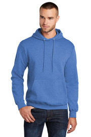Port & Company® - Core Fleece Pullover Hooded Sweatshirt model front