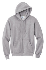Champion® Powerblend® Full-Zip Hoodie mockup all along