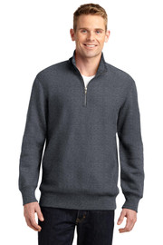 Sport-Tek® Super Heavyweight 1/4-Zip Pullover Sweatshirt modeled front