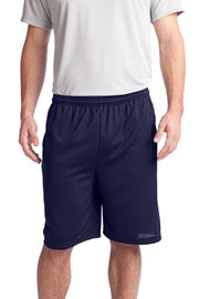 Sport-Tek® PosiCharge® Tough Mesh Pocket Short Model Front