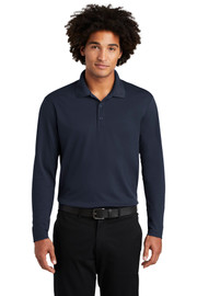 Sport-Tek ® PosiCharge ® RacerMesh ® Long Sleeve Polo front model