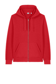 Item only in red Stanley/Stella Unisex Mixer Full-Zip Hooded Sweatshirt