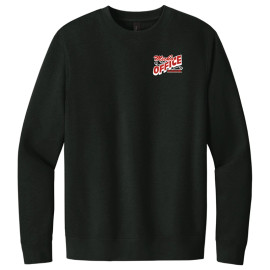Mick's Office | Fleece Crewneck Black front