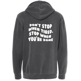 Quoted | Hoodie Black back
