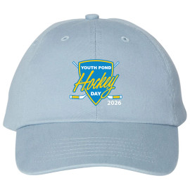 2026 Youth Pond Hockey Day | Dad Cap Baby Blue