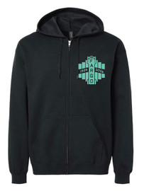 Fargo Theatre Marquee Full-Zip Hooded Sweatshirt
