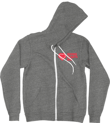 GHD Unisex Soft Zip Hoodie| Giving Hearts Day