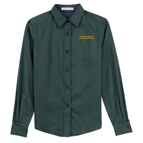 NDSU 4-H Ambassadors Ladies Long Sleeve Button Up