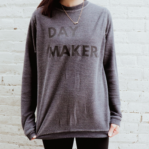 Daymaker Nutrition | Corduroy "Day Maker" Crewneck