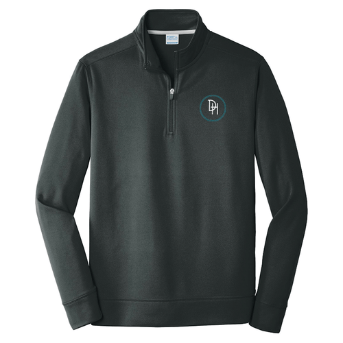 Down Home | Men's 1/4 Zip Pullover embroidered with Down Home Logo on left chest