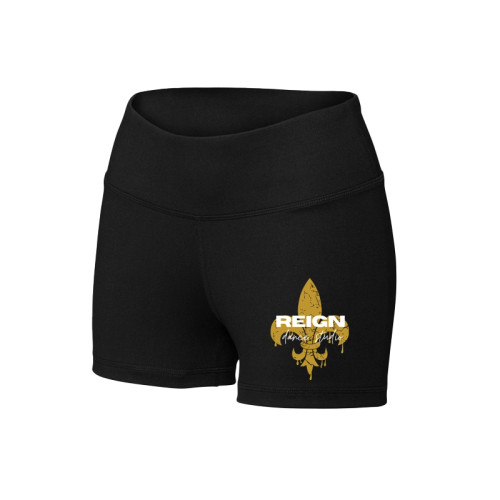 Reign Dance Studio | Ladies Black Interval Shorts