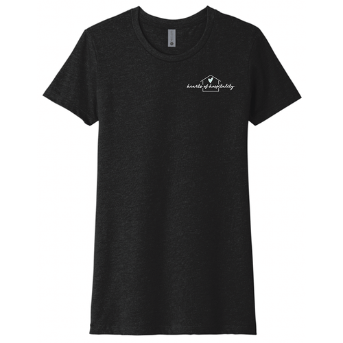 Hearts of Hospitality | Embroidered Ladies T-Shirt