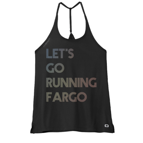 Let's Go Running Fargo | Ladies Mesh Tank