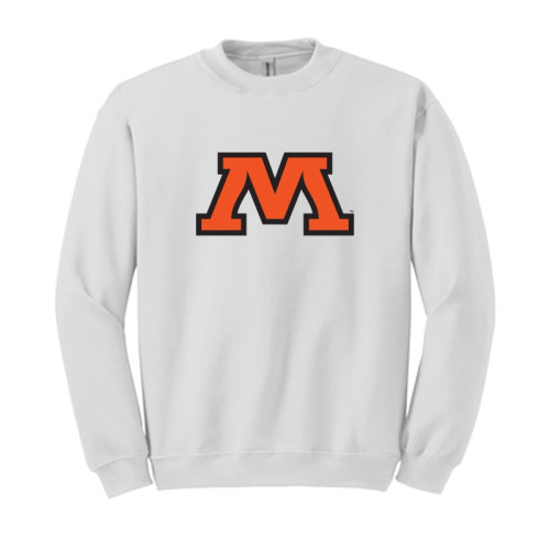 Moorhead M Logo Crewneck White