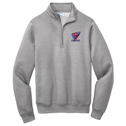 FMA Apparel | Core Fleece 1/4-Zip Pullover Sweatshirt Athletic Heather