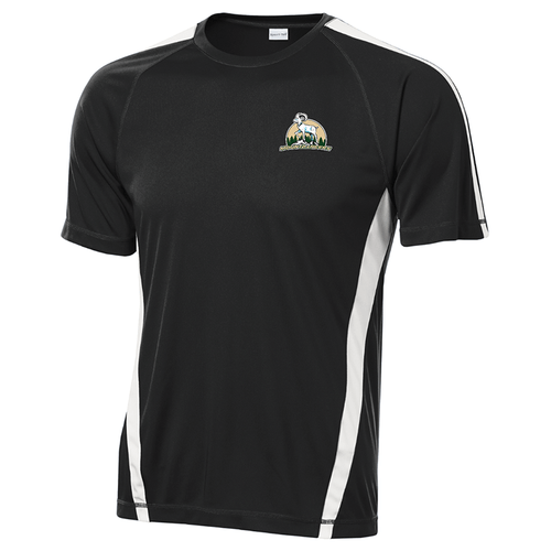 Mountaineers | Colorblock PosiCharge Competitor Tee Black/White