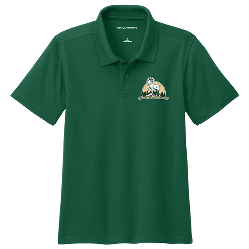 Mountaineers | Youth Dry Zone UV Micro-Mesh Polo Deep Forest Green