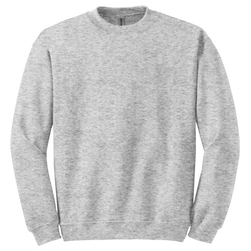 Plain Custom Ash Basic Crewneck Sweatshirt