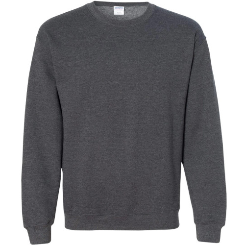 Plain Custom Dark Gray Basic Crewneck Sweatshirt