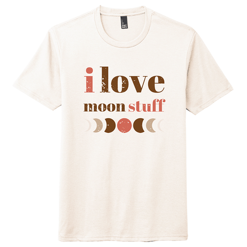 Moon Me | Tri Blend I Love Moon Stuff T-Shirt