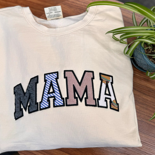 Mama Embroidered Keepsake Crewneck