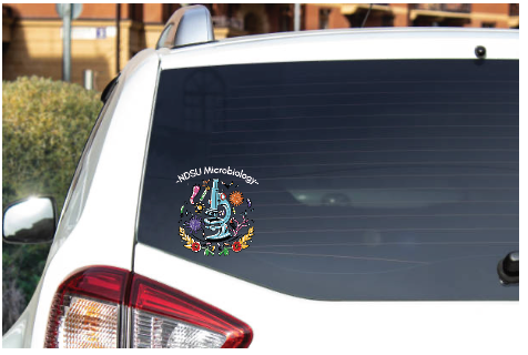 NDSU Microbiology | Car Decal