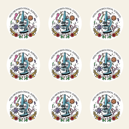 NDSU MSGSA | Custom 3" Sticker Sheet