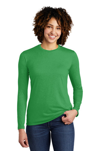 Allmade ®  Women's Tri-Blend Long Sleeve Tee model front