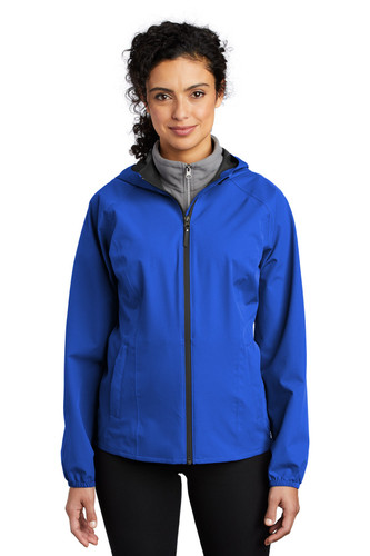 Port Authority ® Women's Essential Rain Jacket model front