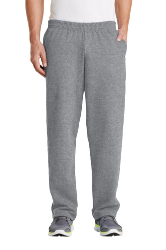 Port & Co. Pocketed fleece sweatpants model front view