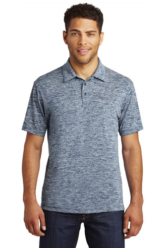 Sport-Tek ® PosiCharge ® Electric Heather Polo front