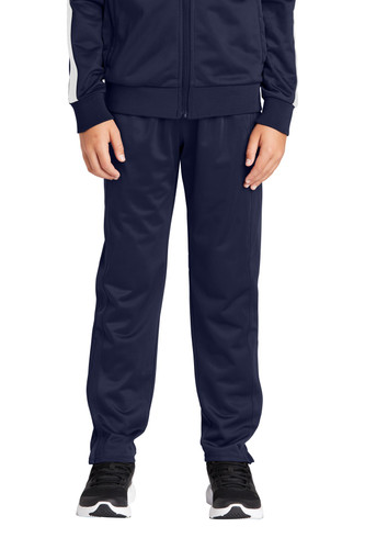 Sport-Tek ® Youth Tricot Track Jogger model front
