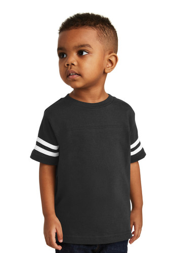 Rabbit Skins™ Toddler Football Fine Jersey Tee