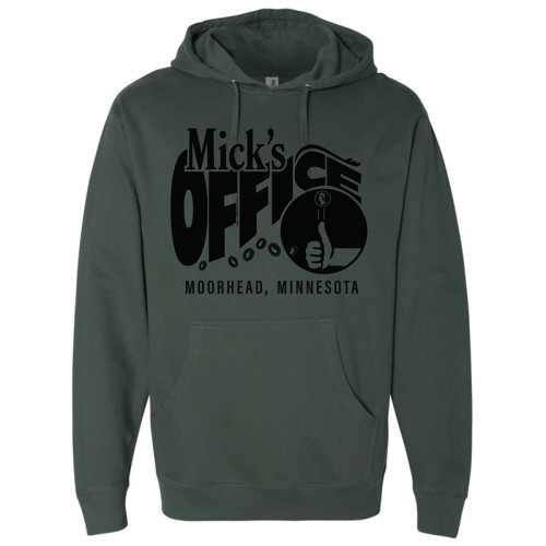 Mick's Office | Midweight Hooded Sweatshirt Alpine Green