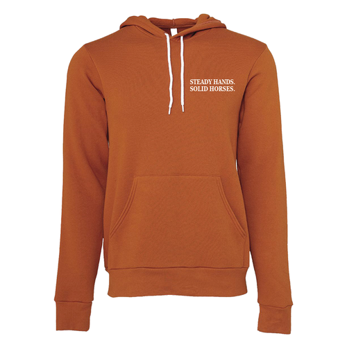Still Waters Horse Co. Adult Hoodie Heather Autumn Front
