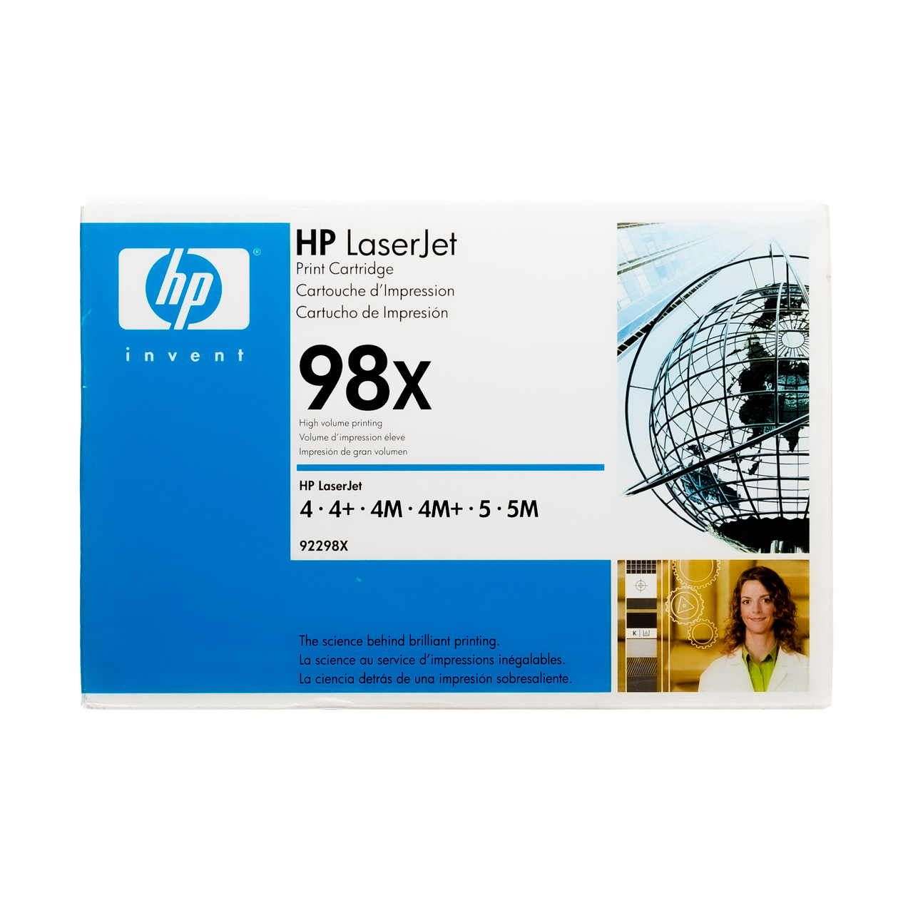 duston 92298A, 98A Toner nero rigenerato compatibile con HP Laserjet 4 4 Plus 4M 4MPlus 5 5M 5N