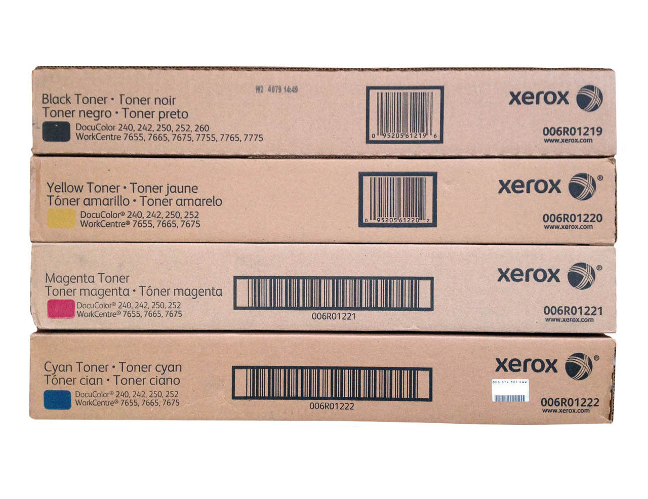 Original Xerox Laser Toner Set (006R01219, 006R01220, 006R01221
